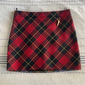 Roberto Cavalli tartan mini skirt